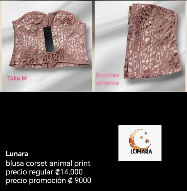 blusa corset